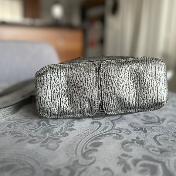 Philip Lim Pashli Mini Leather Satchel Bag Silver - Picture 8 of 8